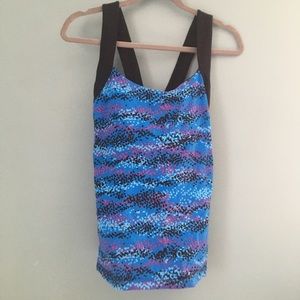 Colorful Polka dot workout tank